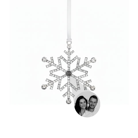 Personalized Photo Ornament - Snowflake